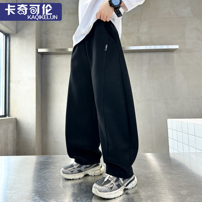 男童弯刀裤春秋2025新款