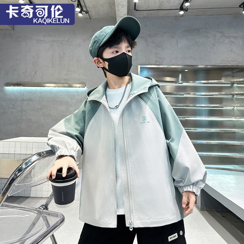 男童冲锋衣2025新款秋装