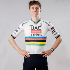 环法UAE阿联酋车队波加查同款竞技修身骑行服公路自行车短袖套装