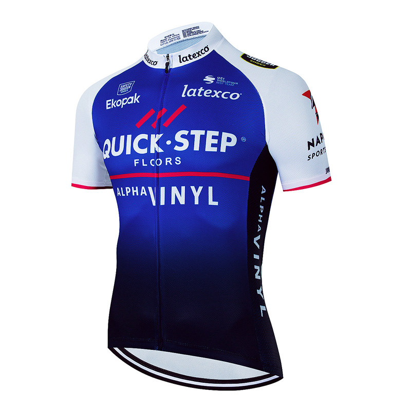 QUICK STEP快步自行车骑行服夏季男速干透气短袖上衣公路山地车服