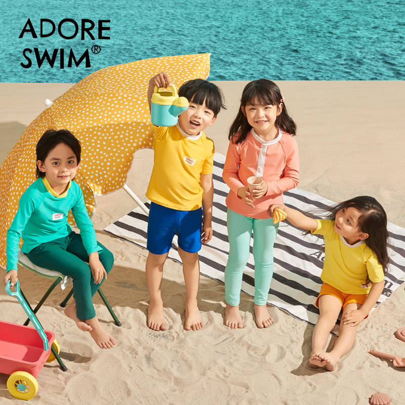 爱多尔儿童泳衣分体防晒速干女童上衣长袖男童泳裤长裤短裤中小童,运动/瑜伽/健身/球迷用品,儿童泳衣/裤,淘宝优惠券,粉丝福利购,淘宝优惠卷