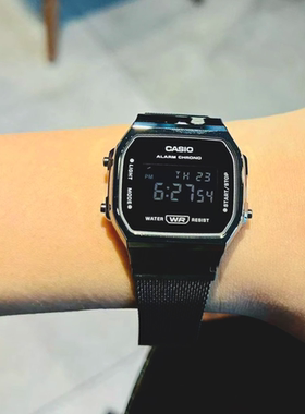 Casio/卡西欧 VINTAGE系列 奢侈品潮牌石英女士手表A168WEMB-1B
