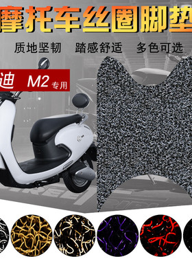 适用于雅迪M2丝圈脚垫 电动车M2踏板垫 雅迪TDR2160Z脚垫踩脚垫