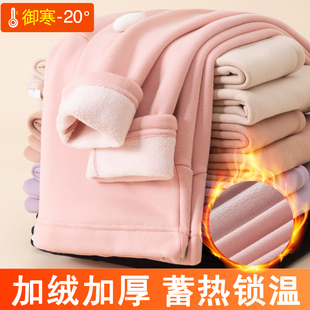 内穿高腰托腹保暖裤 冬衬裤 绒裤 女打底棉毛裤 睡裤 加绒加厚孕妇秋裤