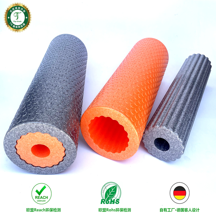 【TG】超硬Pro瘦腿二合一泡沫轴便携拉伸肌肉 筋膜放松按摩瑜伽柱,运动/瑜伽/健身/球迷用品,泡沫轴,淘宝优惠券,粉丝福利购,淘宝优惠卷