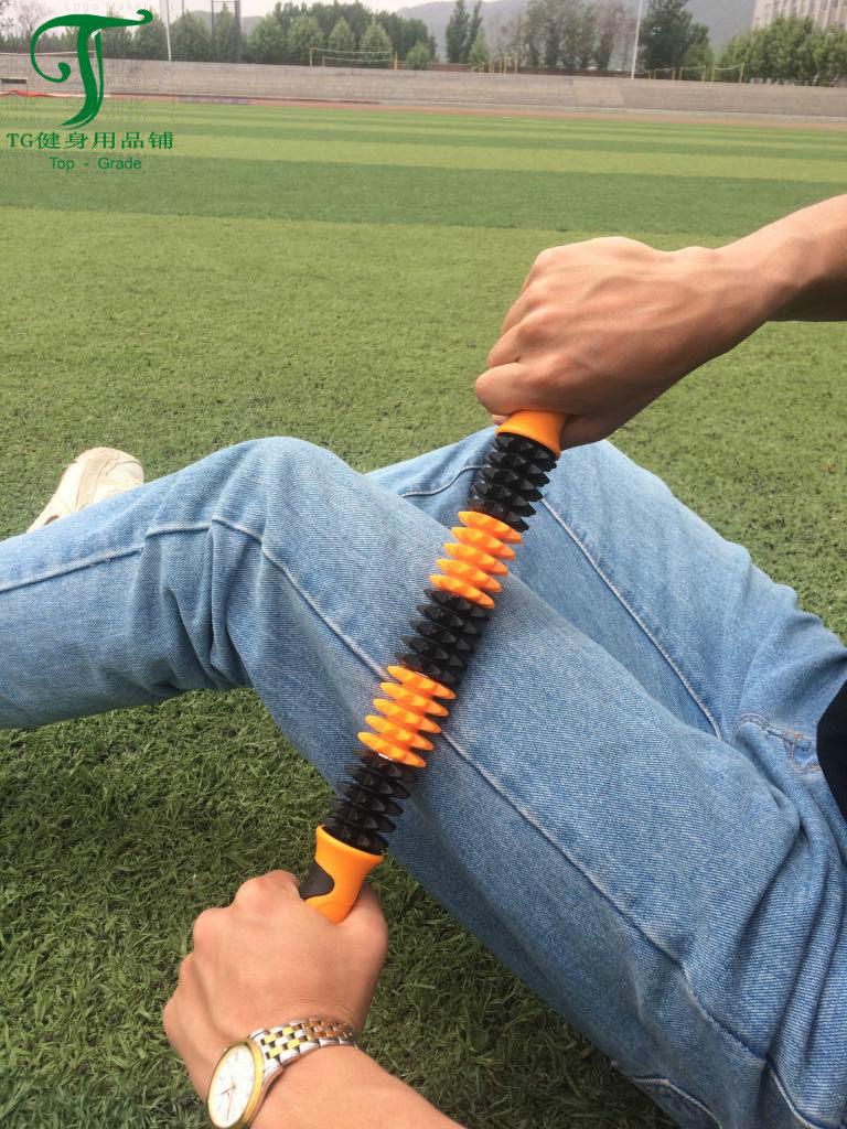 【tg】深层齿轮肌肉按摩棒健身按摩器白领放松棒滚动释压力筋膜棒