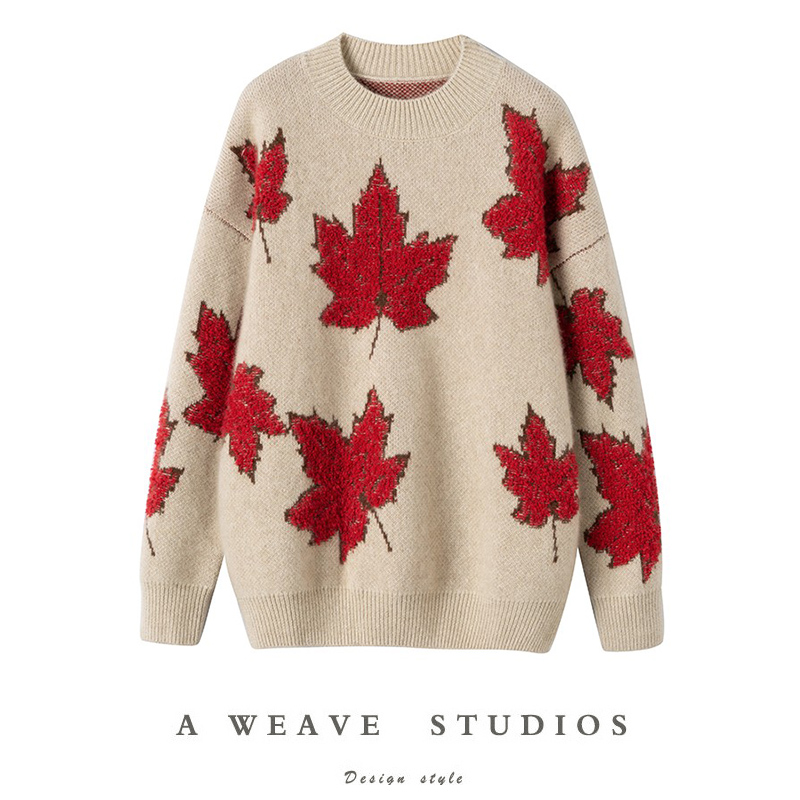 双面织羊绒毛衣女绒暖斯特