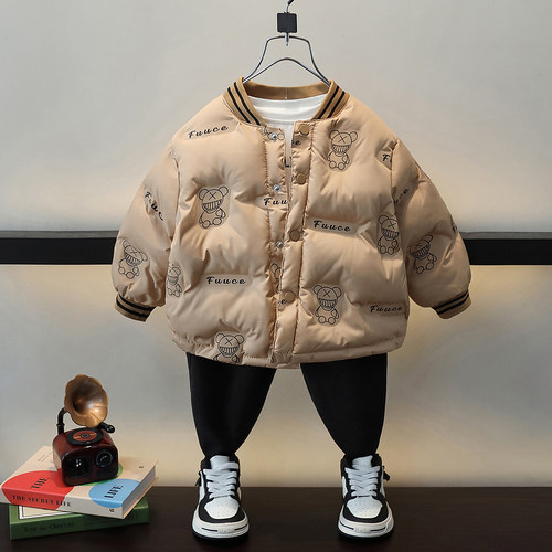 蕾托格尔男童轻薄棉衣秋冬季