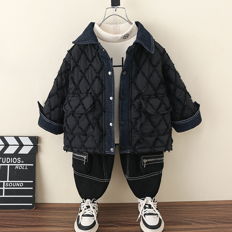 男童棉服2025新款儿童冬季加厚