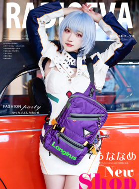 FireFirst EVA联名单肩包男时尚多功能斜挎包潮牌户外骑行小背包