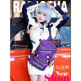 FireFirst EVA联名单肩包男时尚多功能斜挎包潮牌户外骑行小背包