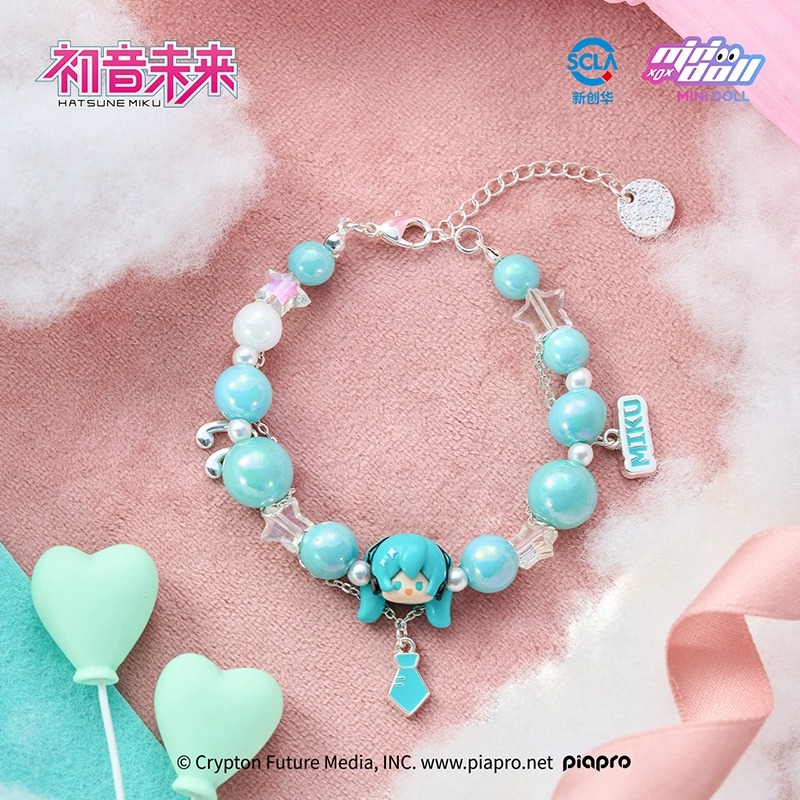 minidoll初音未来WOW娃偶乐园第二弹官方正版授权衍生手链手串