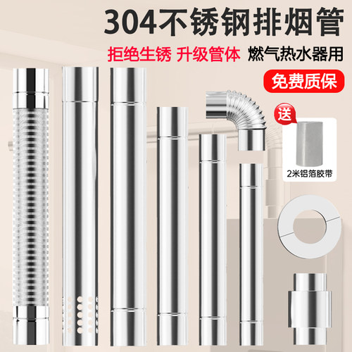 【304不锈钢】热水器排气管6CM