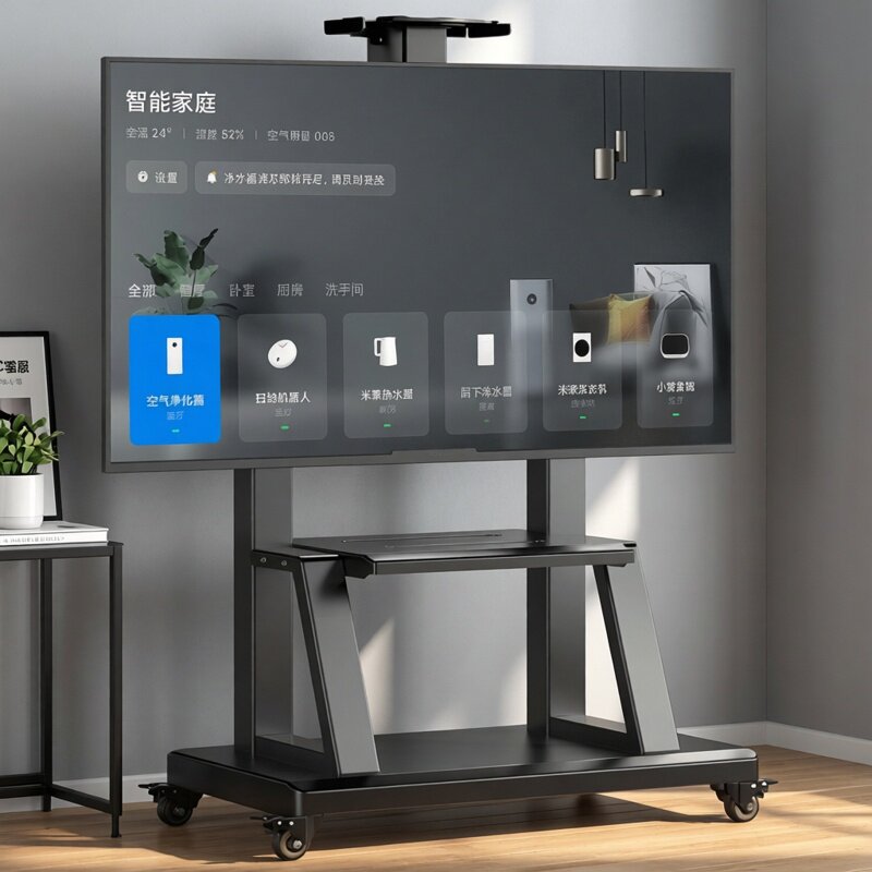 贝石通用电视机移动支架落地推车适用三星雷鸟等多品牌556575英寸