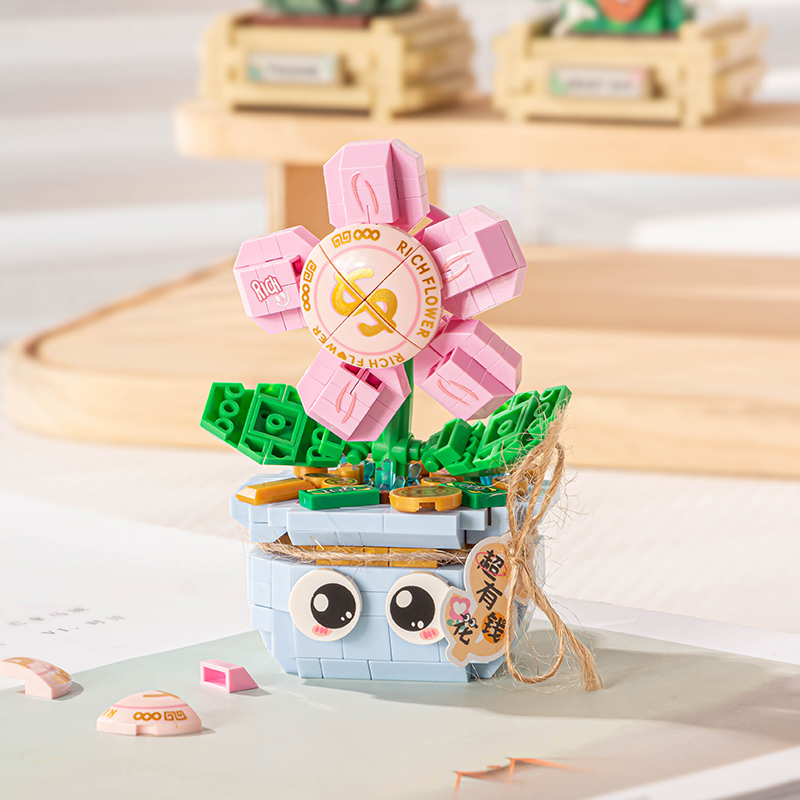 LOZ俐智积木12岁以上鲜花盆栽