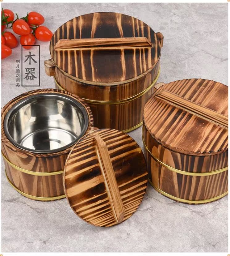 木桶木制盖浇饭盒小餐具饭桶大号小号商用保温装饭木桶饭餐厅带盖|ruв категории посуда, посуда, посуда./стойка - от Buy2taobao.com для оказания профессиональной услуги покупки агента Taobao