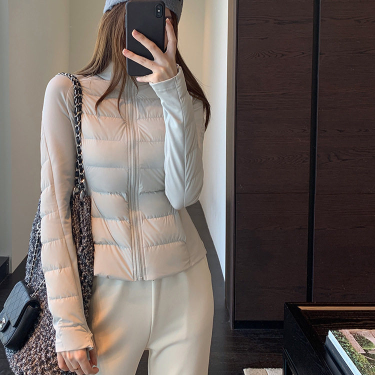 柜上lu家款 修身显瘦保暖轻薄款羽绒服短外套女秋冬新SC0901