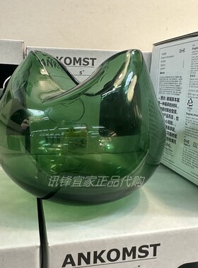 IKEA宜家透明玻璃鲜花插花瓶