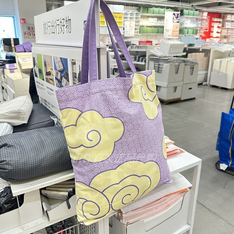 IKEA宜家万徳泰格袋子限量版环保购物袋外出收纳帆布袋便携袋子