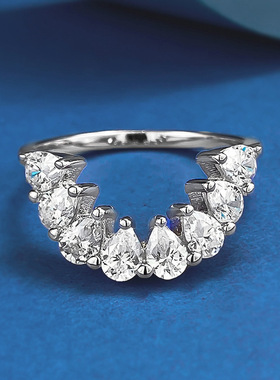 洛熙寺珠宝2025新款S925银欧美跨境风可叠搭佩戴副戒指环多种叠戴