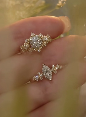 隆隆金珠宝S925银日常时尚气质款5*10mm马眼仿真钻欧美跨境速卖通