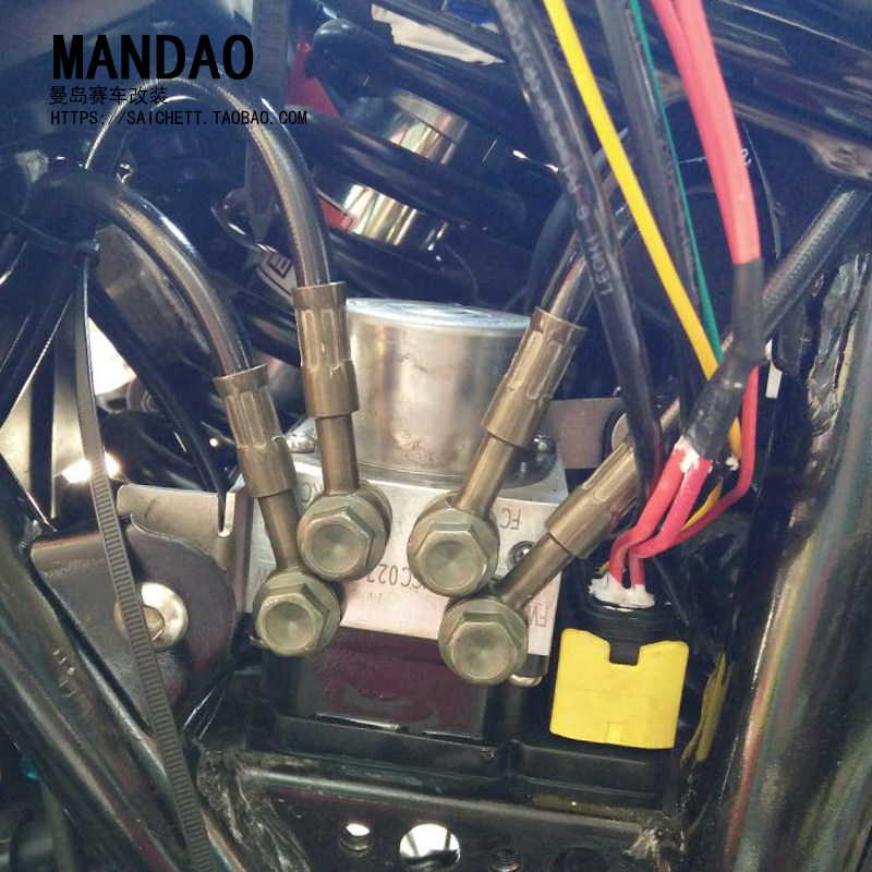 适用本田暴锋眼cb190r摩托车abs防抱死制动刹车系统abs刹车泵改装