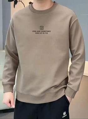 休闲圆领卫衣青年痞帅慵懒风外套