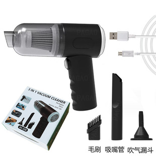 便携式 多功能家用吸尘器干湿两用手持式 无线车内小型吸尘器大吸力