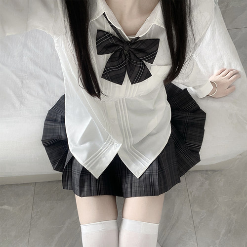 车厘子jk基础款原创白衬衫上衣女