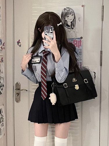 车厘子jk原创百搭长袖衬衫