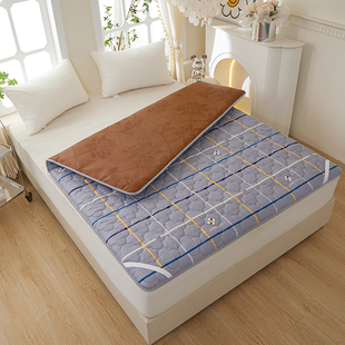加厚垫子冬夏两用床垫1.5m可折叠学生床凉席家用1.8m榻榻米可定制
