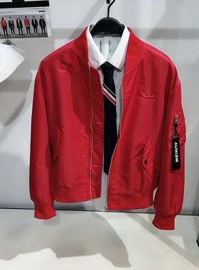 【一体加绒】G家男装棒球服飞行夹克24冬季男士国潮联名保暖外套