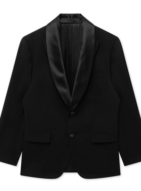 柜价1899【G】男装通勤西装礼服男士96％羊毛修身单西服外套3542G