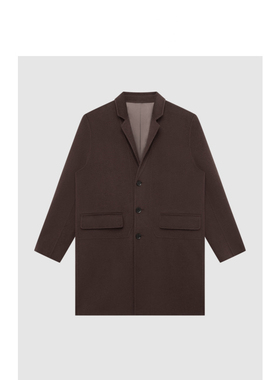 柜价1899【81绵羊毛】G家男装双面羊毛呢大衣轻商务休闲外套6013J