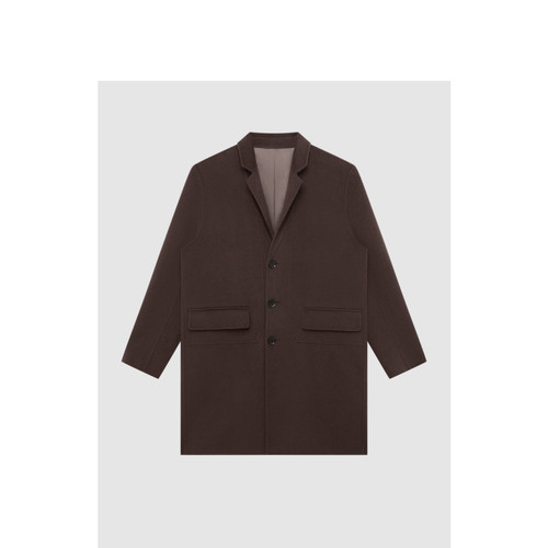 G男装双面羊毛呢大衣轻商务休闲