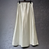 新中式 a字包臀半身裙 松紧腰醋酸加加长款 鱼尾裙2025春季 新款