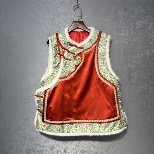 2025冬季新款新中式国风重工款夹棉时尚高级显瘦百搭冬季上衣马甲