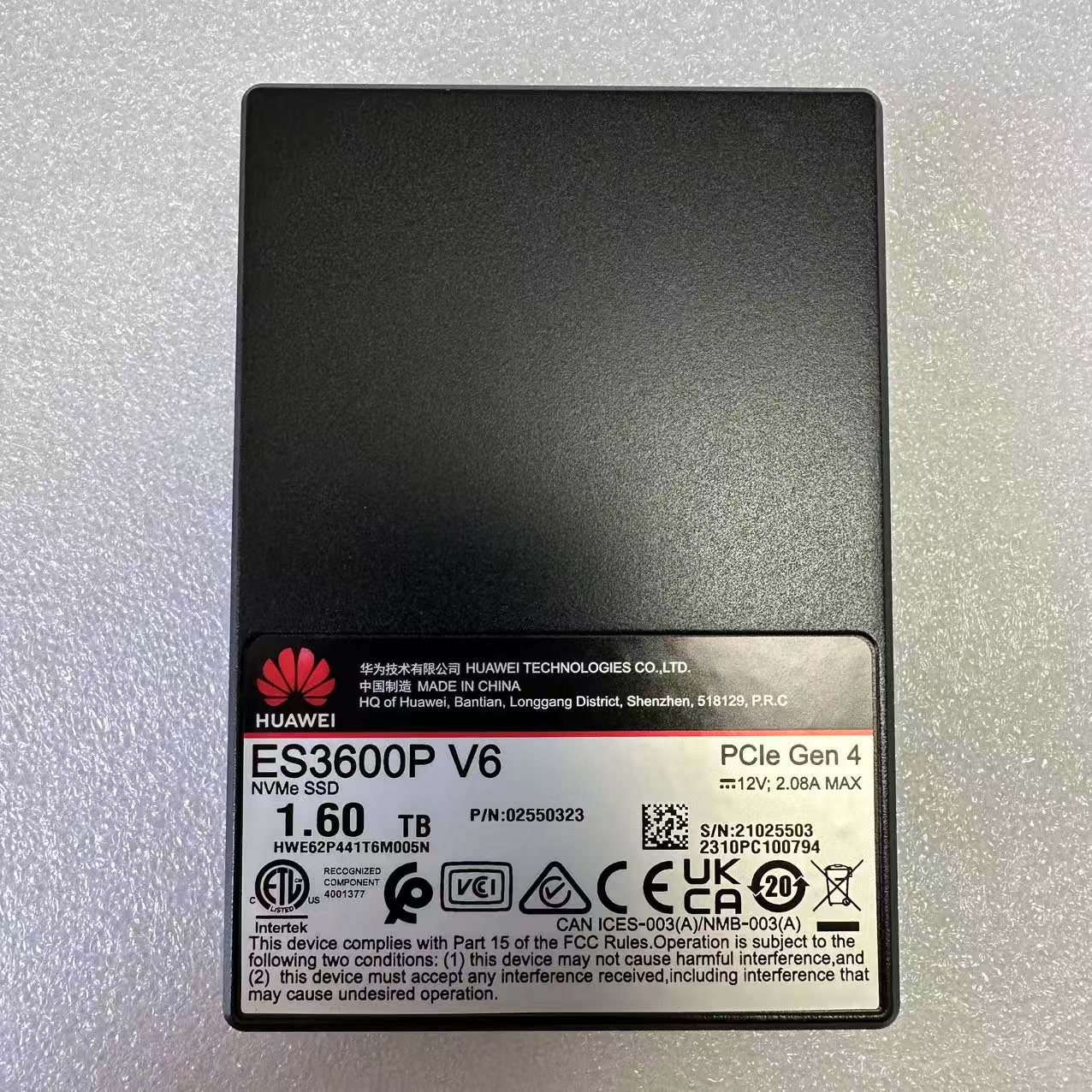 华为ES3600PV61.6TNVMe