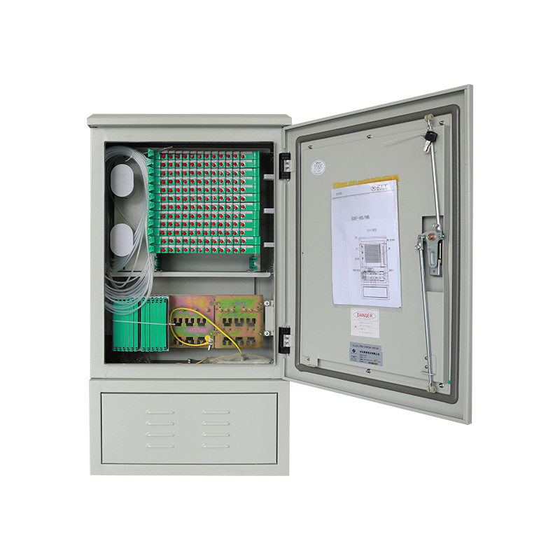 144/288/576芯光交箱落地室外满配免跳SC/FC空箱壁挂式光缆交接箱