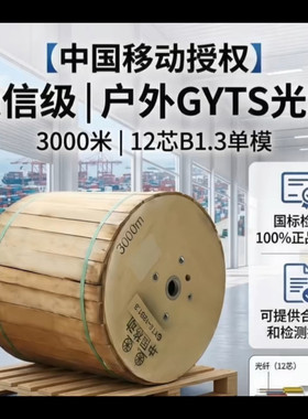 中天长飞亨通室外单模12芯光缆