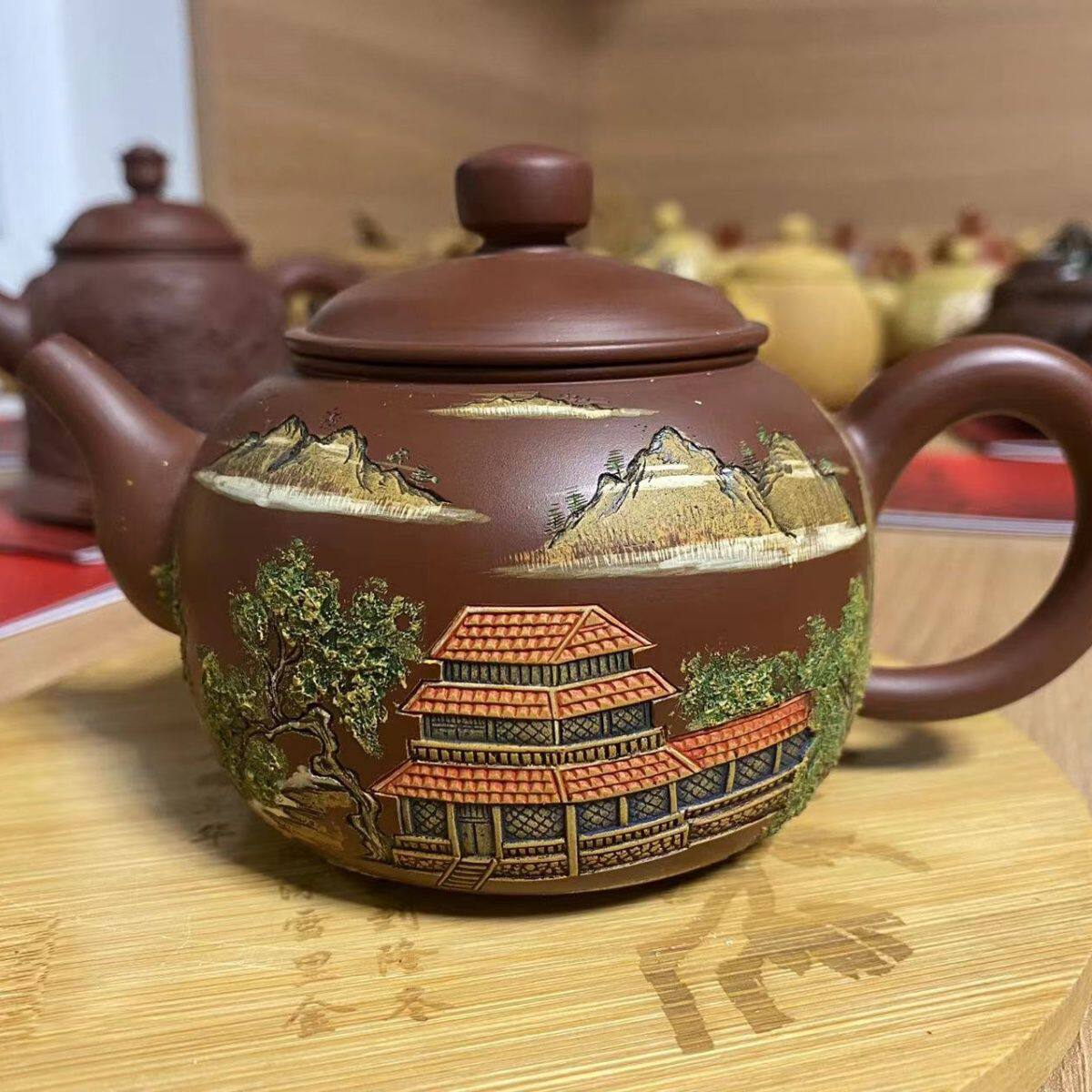 江南大容量 陈东铸老师 紫砂壶 纯全手工 段茶壶家用全套