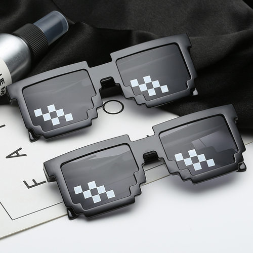 沙雕马赛克墨镜稀奇古怪创意