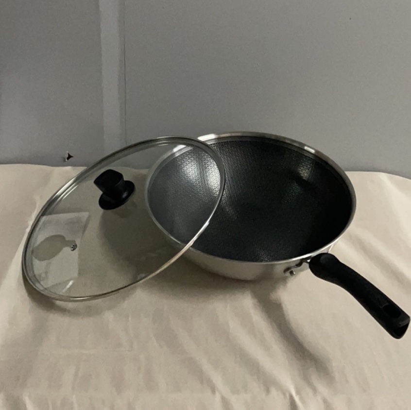 苏泊尔CC32JA19晶纹不锈钢炒锅