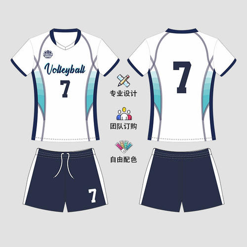 专业排球服定制男女款免费印制速干透气比赛训练队服