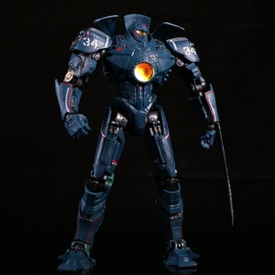 发光环太平洋大战哥斯拉危险复仇流浪者机甲可动怪兽手办模型玩具