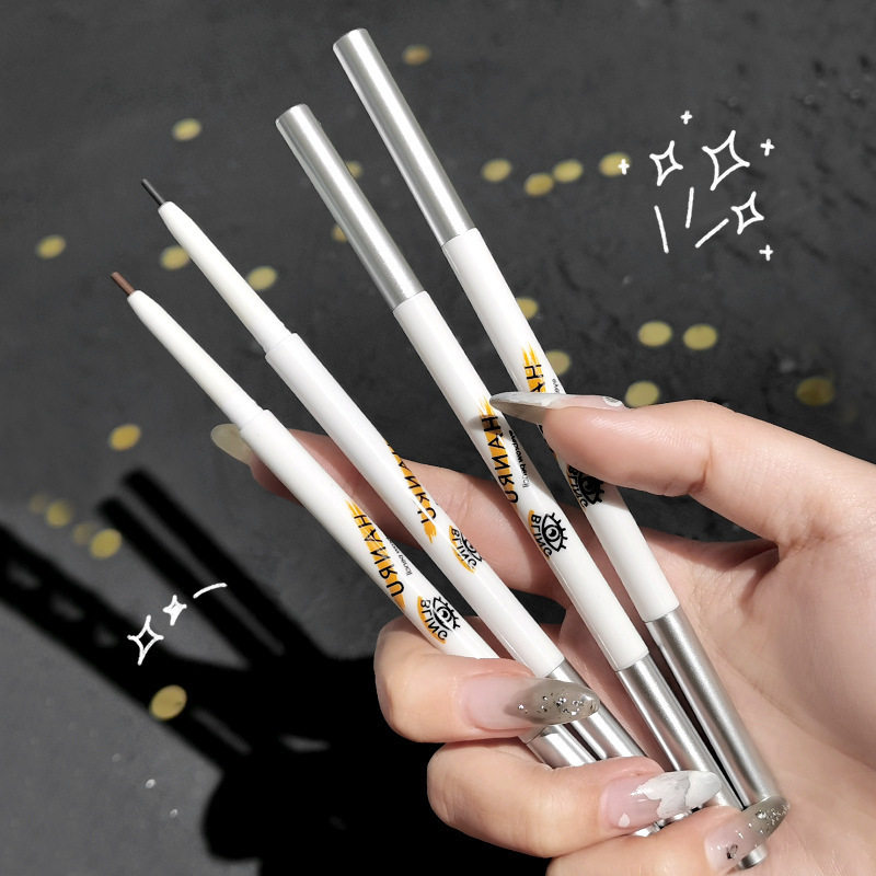 双头眉笔极细笔芯超细头女初学者学生防水不脱色持久画眉自然正品