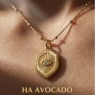 HAAVO锁骨链男女同款恶魔之眼