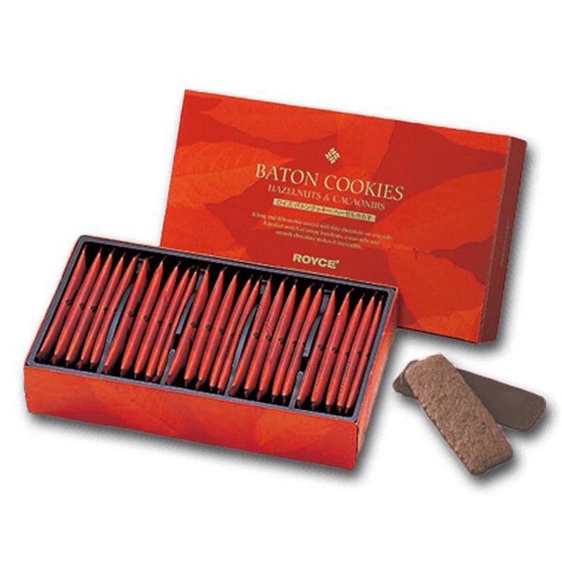【推荐】日本 北海道 ROYCE' 可可味曲奇夹心饼干 盒装25本