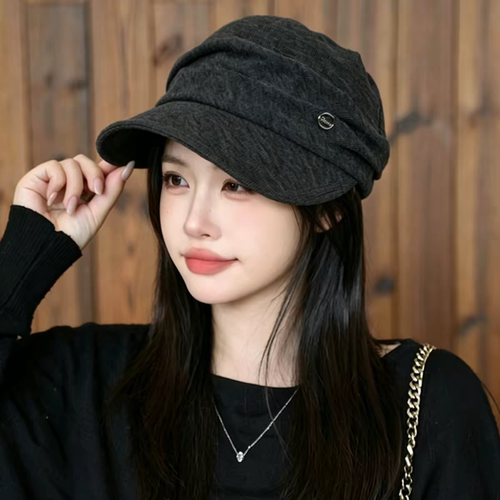 复古马术帽女秋冬保暖显脸小