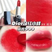 缎光唇膏口红999 Dior 迪奥圣诞礼盒 mini小样中样口红1.5g